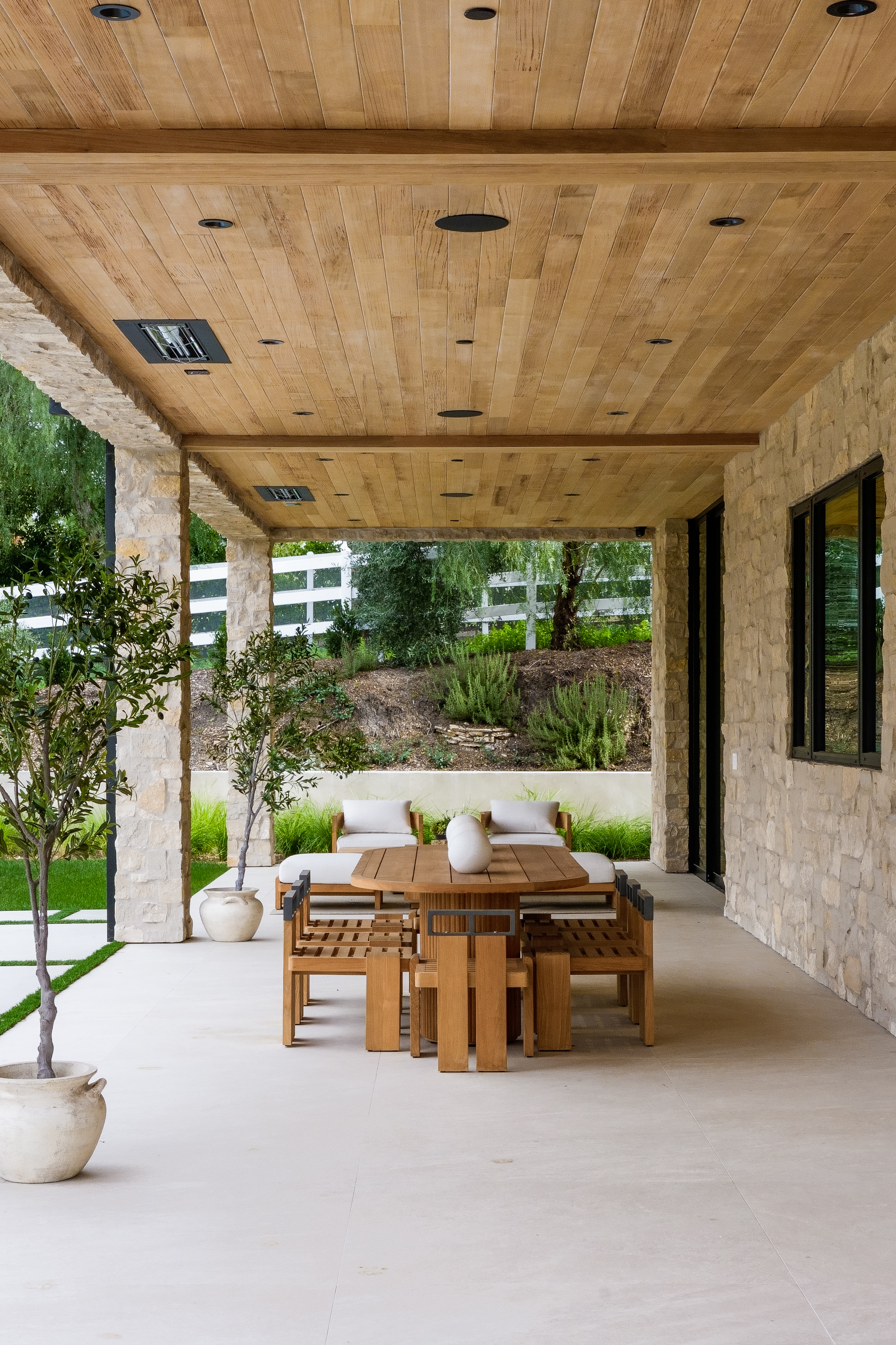 Covered outdoor entertaining